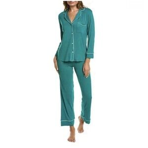 NWT Hale Bob Teal Green Pant Pajama Set Size XL